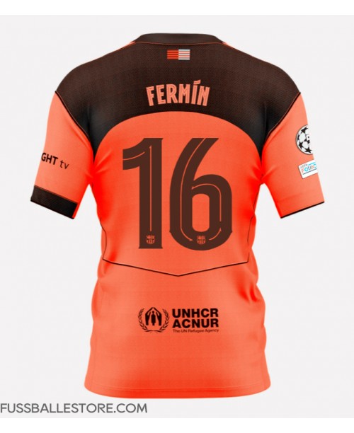 Günstige Barcelona Fermin Lopez #16 3rd trikot 2025-26 Kurzarm Günstige Barcelona Fermin Lopez #16 3rd trikot 2025-26 Kurzarm